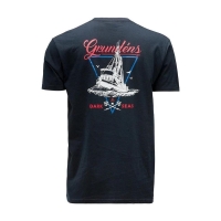 Футболка GRUNDENS Dark Seas X Grundens Long Range T-Shirt цвет Navy превью 2
