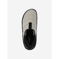 Слипоны CROCS Puff Moc цвет Бежевый / Черный превью 9