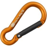 Карабин металлический KONG Mini Pear 6 цв. Оранжевый / Черный