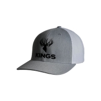 Бейсболка KING'S Embroidered Logo Hat цвет Gray / White