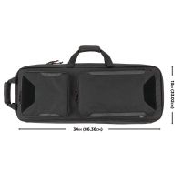 Чехол для оружия ALLEN TAC SIX Lockable Ghost Vertical Tactical Gun Case цвет Black превью 6