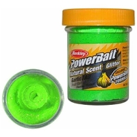 Паста BERKLEY PowerBait Natural Scent Glitter TroutBait аттр. Чеснок цв. Весенний зеленый