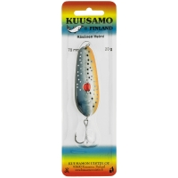 Блесна колеблющаяся KUUSAMO Rasanen 70/20 (бусинка) код цв. BL/W/BLU/BL/O-S превью 3
