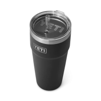 Термокружка YETI Rambler Straw Cap 760 цвет Black превью 2