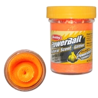 Паста BERKLEY PowerBait Natural Scent Glitter TroutBait аттр. Сыр цв. Флюоресцентный оранжевый превью 1