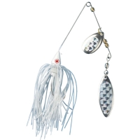 Блесна вращающаяся РЫБОЛОВ-ОЛТА Spinnerbait Tandem Silver / Alpha 503Т 17 г цв. белый