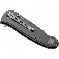 Нож складной BOKER Leopard-Damast III Collection дамасская сталь рукоять сплав AlMgSi1 цв. Черный превью 5