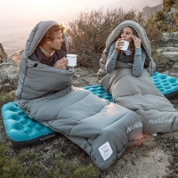 Спальный мешок-одеяло NATUREHIKE M400 цвет Grey превью 3