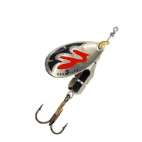Silver/red-black