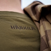 Футболка HARKILA H-logo S/S T-Shirt цвет Dark Olive превью 2