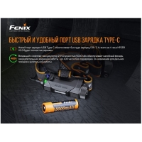 Фонарь налобный FENIX HP25R V2.0 цвет черный превью 18