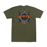 Футболка GRUNDENS Dark Seas X Grundens On The Hunt T-Shirt цвет Military Green превью 2