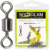 Вертлюг NORSTREAM Rolling swivel 1039 (10 шт.) № 3