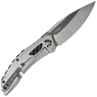 Нож складной KERSHAW Norad D2 рукоять Нержавеющая сталь,Carbon цв. Серый превью 5
