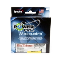 Плетенка POWER PRO Maxcuatro 455 м цв. желтый 0,41 мм