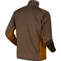 Куртка HARKILA Borr Hybrid Fleece цвет Slate Brown / Rustique Clay превью 2