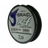 Плетенка DAIWA J-Braid X4 270 м цв. зеленый 0,13 мм