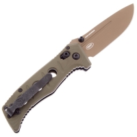 Нож складной BENCHMADE Mini Adamas Сталь CPM CruWear рукоять G-10 цв. Red превью 5