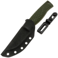 Нож с фиксированным клинком BOKER Bronco Mini сталь CPM 3V рукоять Термопластик цв. Зеленый превью 3