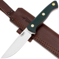 Нож ЮЖНЫЙ КРЕСТ Fang L Сталь Elmax рукоять Микарта изумруд/насечка превью 4