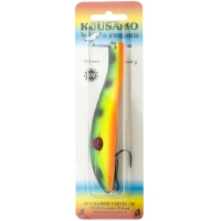 Блесна колеблющаяся KUUSAMO Professor 0 130/44 (бусинка) код цв. Tulitikeri, BL/GR/Fye/FR-C, UV  превью 2