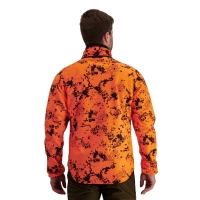 Толстовка ALASKA MS Elk Hunter Reversible Fleece Jacket цвет Moss Brown / BlindTech Blaze превью 3