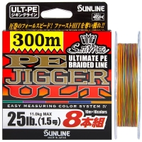 Плетенка SUNLINE SaltiMate PE Jigger ULT 8 Braid многоцветная 300 м #1,5 превью 1