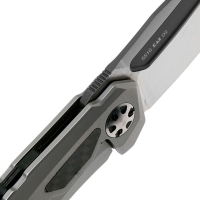 Нож складной KERSHAW Norad D2 рукоять Нержавеющая сталь,Carbon цв. Серый превью 2