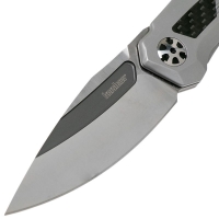 Нож складной KERSHAW Norad D2 рукоять Нержавеющая сталь,Carbon цв. Серый превью 3