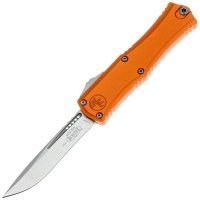 Нож складной автоматический MICROTECH Hera 2 Mini Recurve S/E сталь M390MK рукоять Алюминий цв. Оранжевый