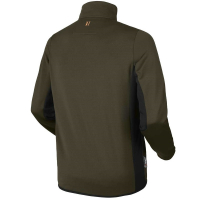 Толстовка HARKILA Tidan Hybrid Half Zip Fleece Jacket цвет Willow green / Black превью 2