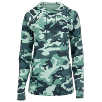 Термокофта SIMMS Women's Solarflex Hoody- Print цвет Woodland Camo Avalon