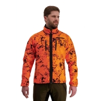 Толстовка ALASKA MS Elk Hunter Reversible Fleece Jacket цвет Moss Brown / BlindTech Blaze превью 5