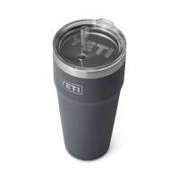 Термокружка YETI Rambler Straw Cap 760 цвет Charcoal превью 3