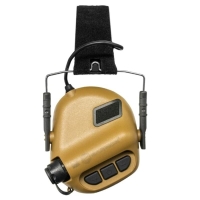 Наушники противошумные EARMOR M31 MOD3 Electronic Hearing Protector цв. Coyote Tan