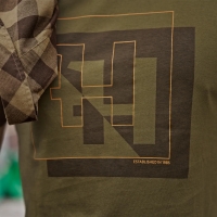 Футболка HARKILA H-logo S/S T-Shirt цвет Dark Olive превью 3