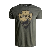Футболка KING'S Arrowhead Tee цвет Heather Military Green