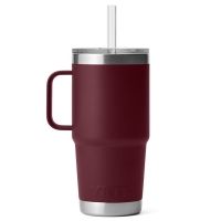 Термокружка YETI Rambler Straw Mug 710 цвет Wild Vine Red превью 3