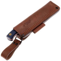 Нож ЮЖНЫЙ КРЕСТ Шершень конвекс Сталь VG10 рукоять Микарта черно-синяя/насечка превью 3