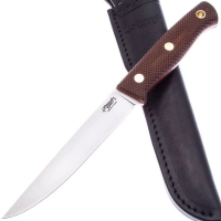 Нож ЮЖНЫЙ КРЕСТ Рыбацкий L Сталь Elmax рукоять Микарта койот/насечка превью 3