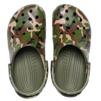 Сабо CROCS Classic Printed Camo Clog цвет камуфляж превью 3