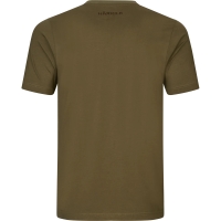 Футболка HARKILA H-logo S/S T-Shirt цвет Dark Olive превью 7
