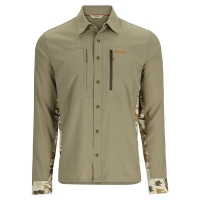 Рубашка SIMMS Intruder BiComp Fishing Shirt цвет Stone / Ghost Camo Stone