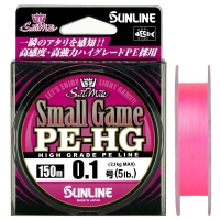 Плетенка SUNLINE New Small Game PE HG 150 м цв. розовый 0,098 мм