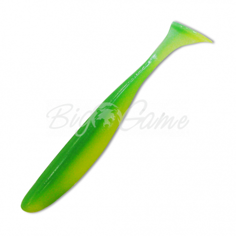 Виброхвост KEITECH Easy Shiner 5" (5 шт.) цв. EA#11 Lime Chartreuse Glow фото 1