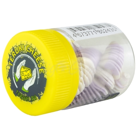 Слаг TERUKI Costa 6,5 см (6 шт.) зап. сыр цв. White/Lilac фото 2 Слаг TERUKI Costa 6,5 см (6 шт.) зап. сыр цв. White/Lilac фото 2