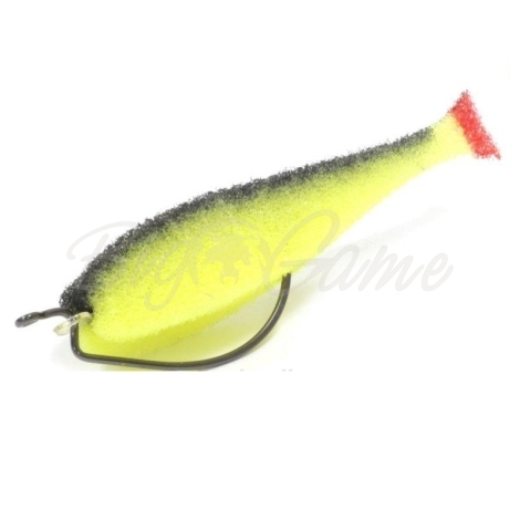Поролоновая рыбка LEX Classic Fish 8 OF2 YBB (желтое тело / черная спина / красный хвост) фото 1
