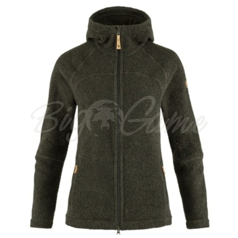 Толстовка FJALLRAVEN Kaitum Fleece W цвет Dark Grey фото 4