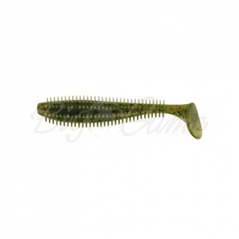 Виброхвост FOX RAGE Spikey Shad Bulk 4,75" 120 мм цв. Green Pumpkin фото 1