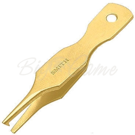 Пинцет SMITH Split Ring Pincette 55 мм цв. Золотой фото 1